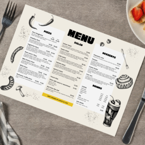 Custom Paper Placemats