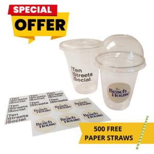 Smoothie Cup & Sticker Combo Deal