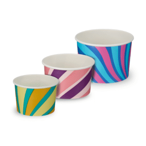 Ice Cream Tubs (Patterned) PE Lined