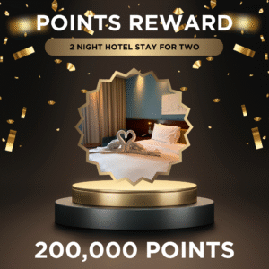 Points Reward - (200,000 Points) - Two Night Hotel Stay For Two